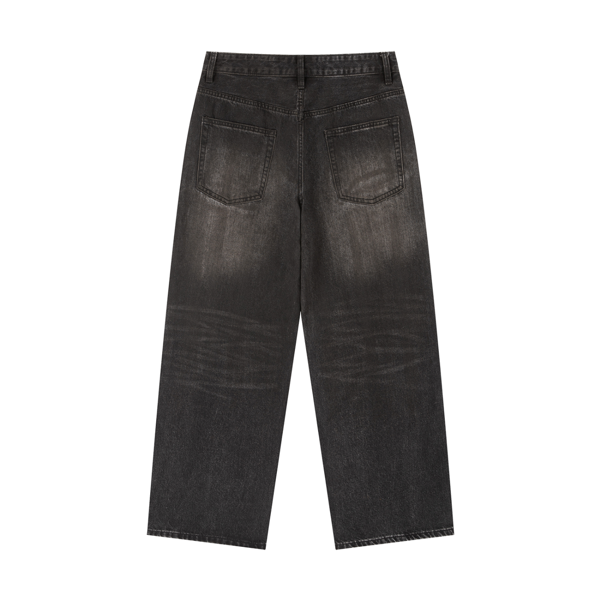 Unisex Vintage Wash Heavyweight Street Denim Jeans