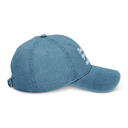 Beautifully Accidental Denim Hat | Embroidered Cap