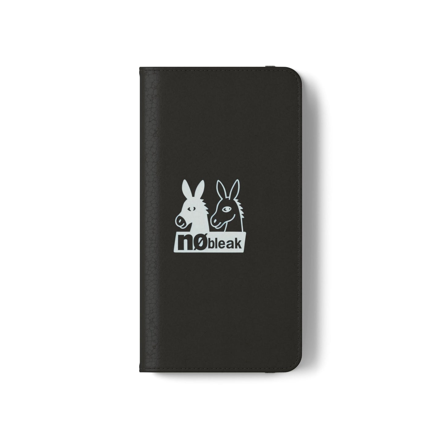 Stylish Flip Case with Unique Animal Design, Phone Protector, Gift for Animal Lovers, Customizable Phone Cover, Black Flip Wallet