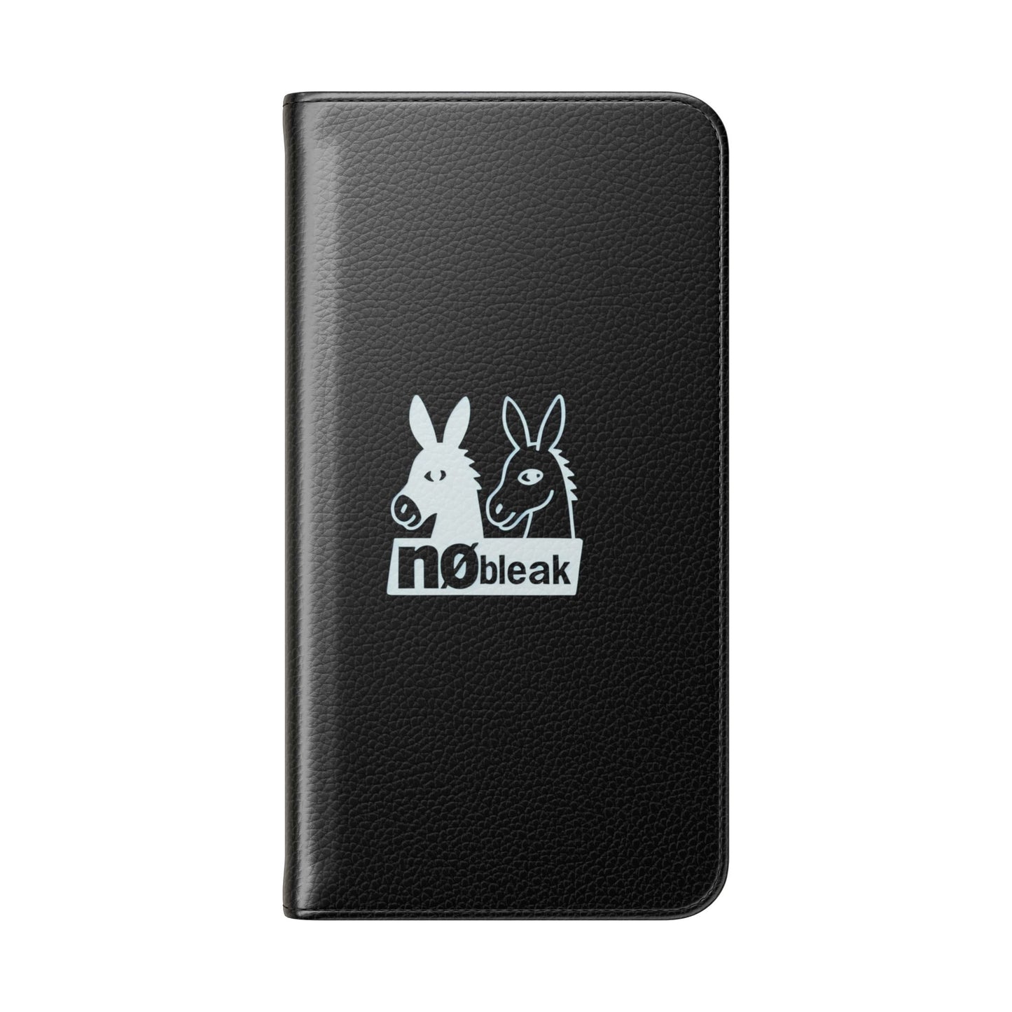 Stylish Flip Case with Unique Animal Design, Phone Protector, Gift for Animal Lovers, Customizable Phone Cover, Black Flip Wallet