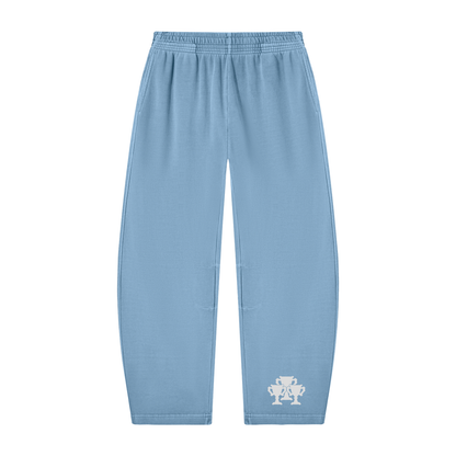 Men's Essential Washed Barrel Leg Sweatpants