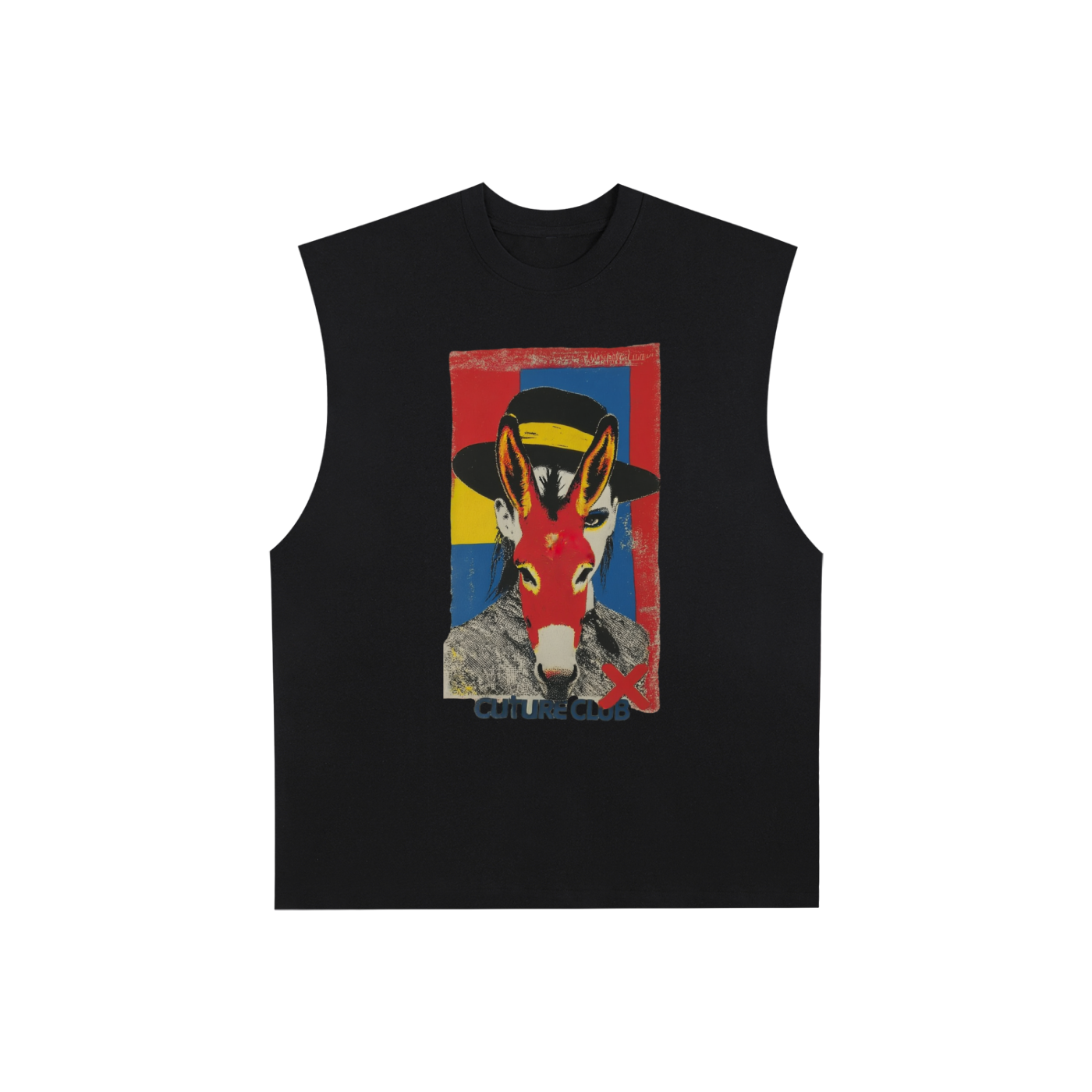 Men's Raw Edge Cotton Tank Top