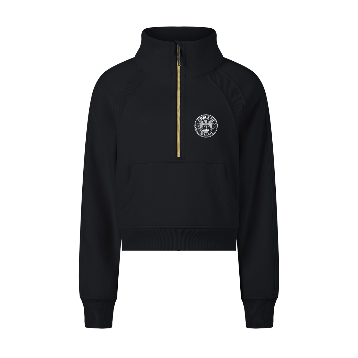 Women’s Cropped Half-Zip Sweatshirt