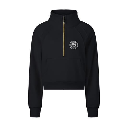 Women’s Cropped Half-Zip Sweatshirt