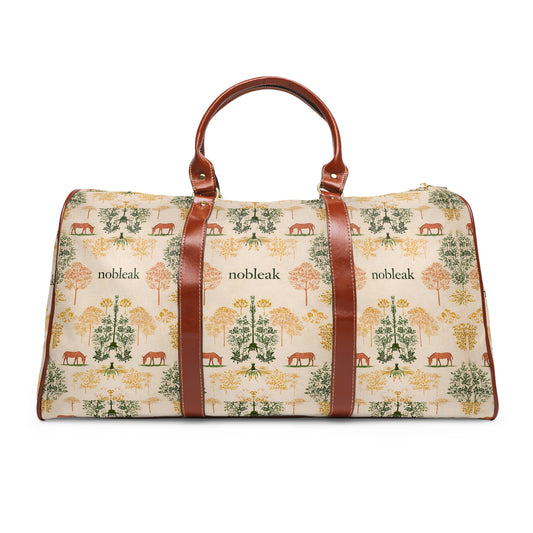 Waterproof Travel Bag — Calm Donkey Pattern Weekender Duffel