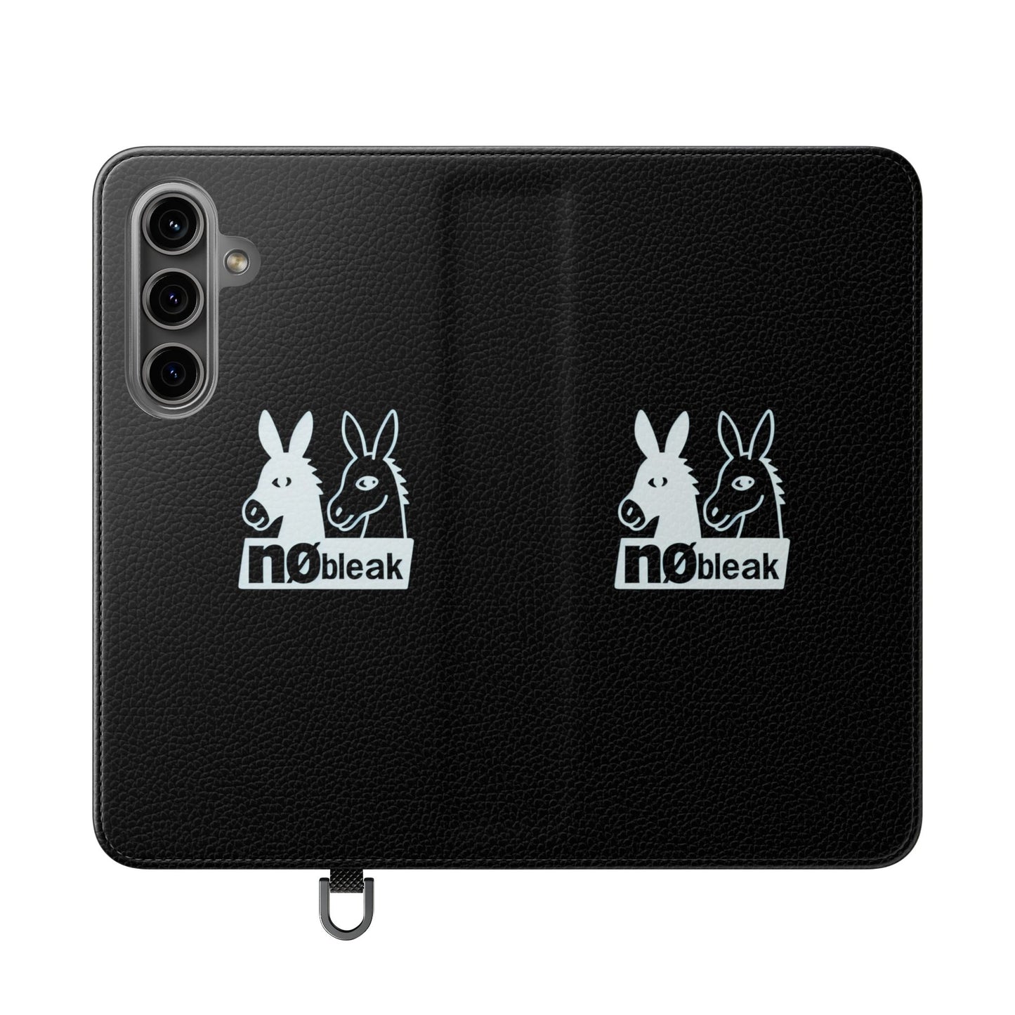 Stylish Flip Case with Unique Animal Design, Phone Protector, Gift for Animal Lovers, Customizable Phone Cover, Black Flip Wallet