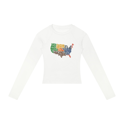 Women’s Slim Raglan Long Sleeve Street T-Shirt