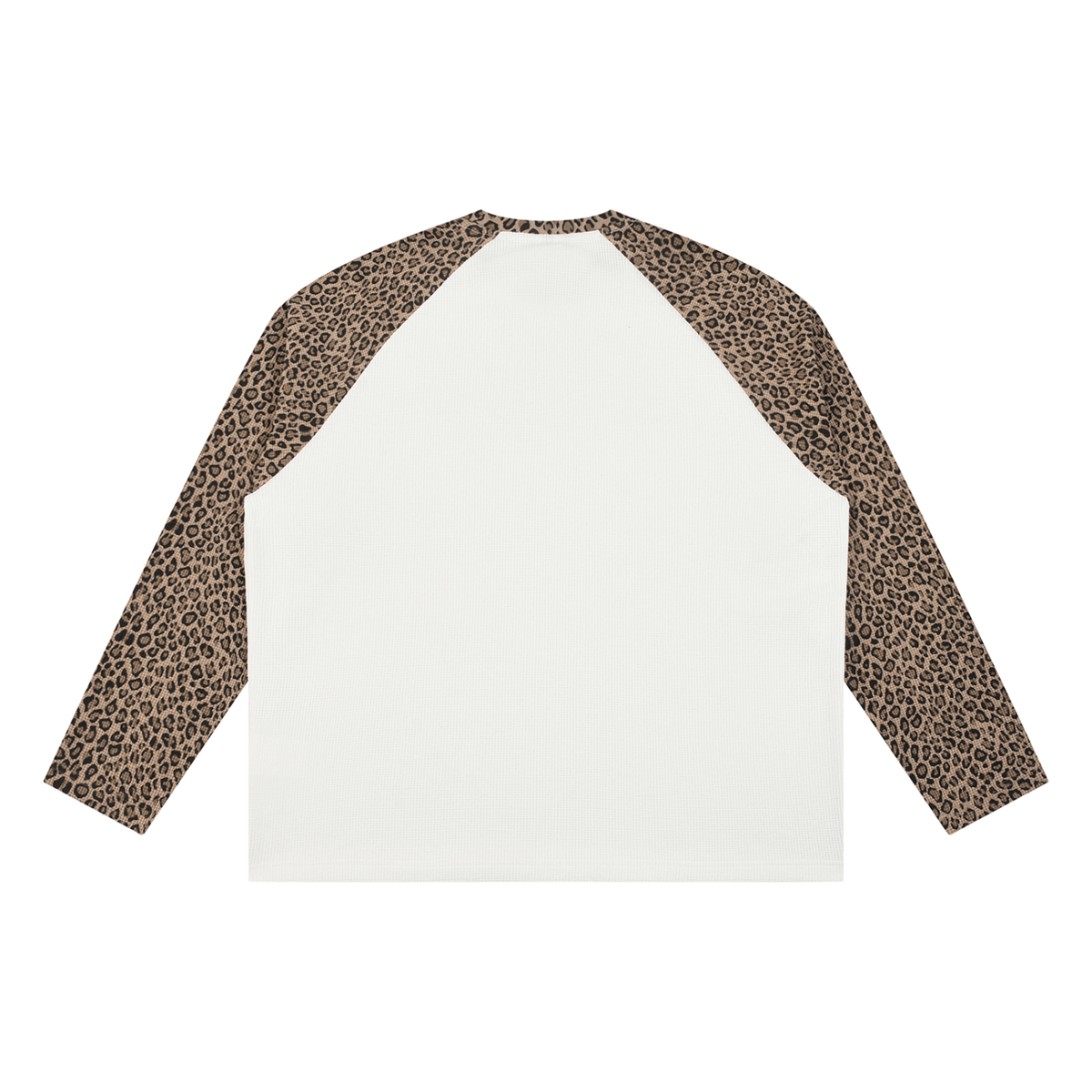 Women's Statement Leopard Panel Raglan Sleeve T-Shirt