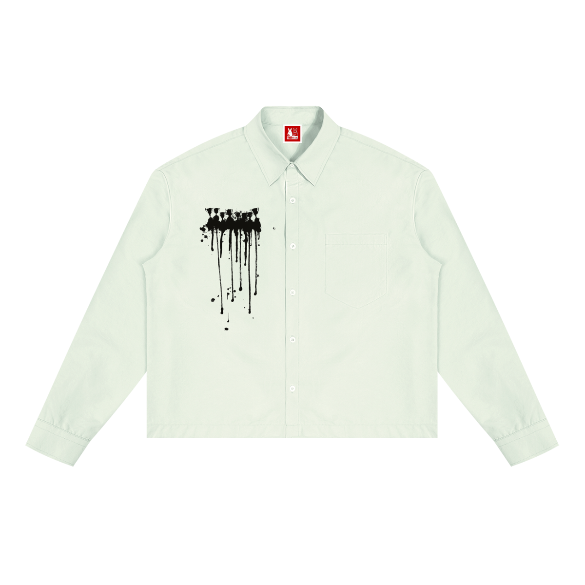Men's Boxy Long Sleeve Going out Shirt
