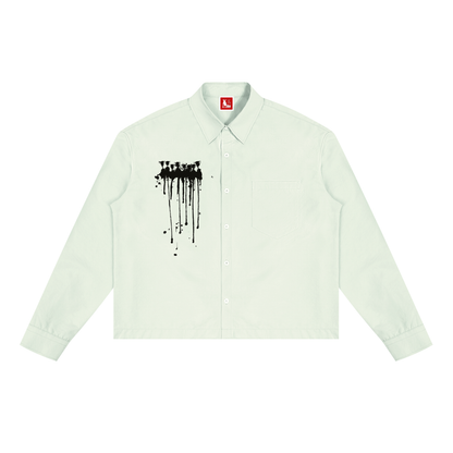 Men's Boxy Long Sleeve Going out Shirt