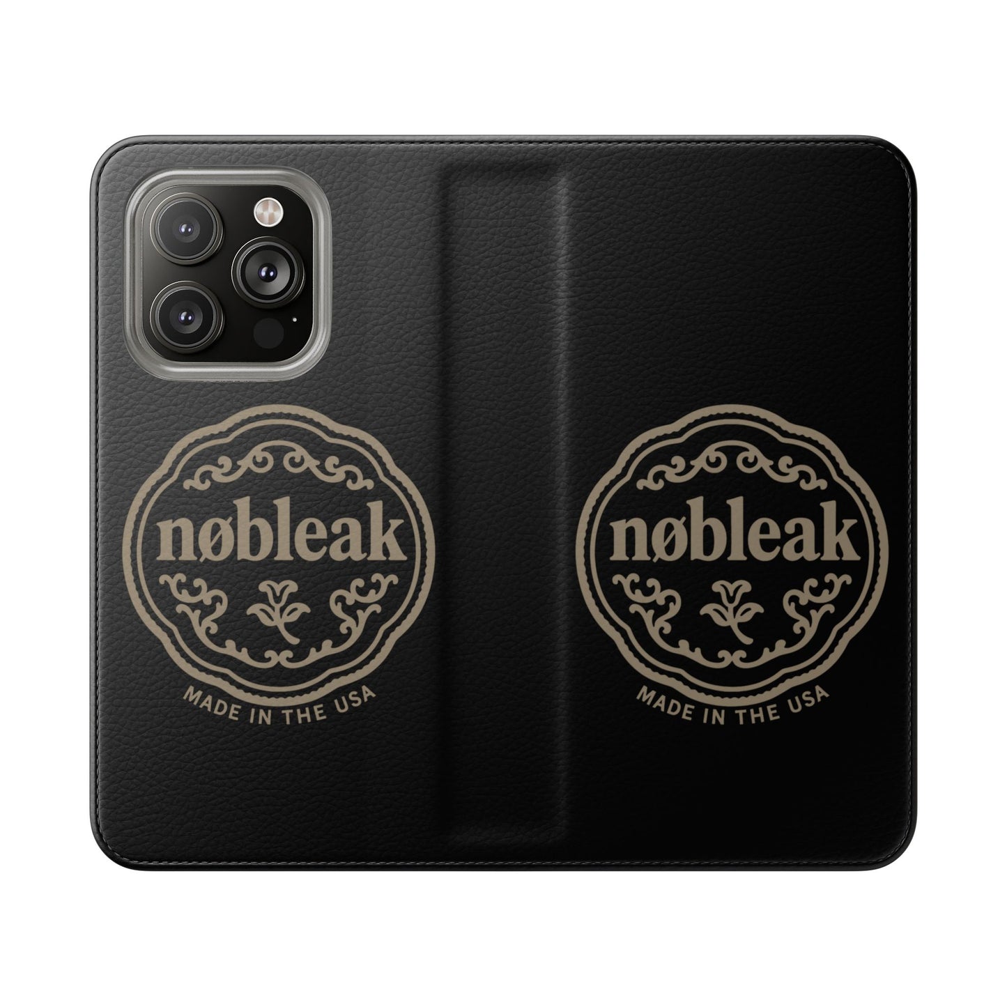 Elegant Leather Flip Case for Phones, Personalized Smartphone Case, Travel Wallet, Custom Gift for Her, Stylish Phone Protector