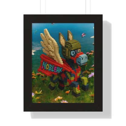 nøbleak Lego Framed Vertical Poster Art