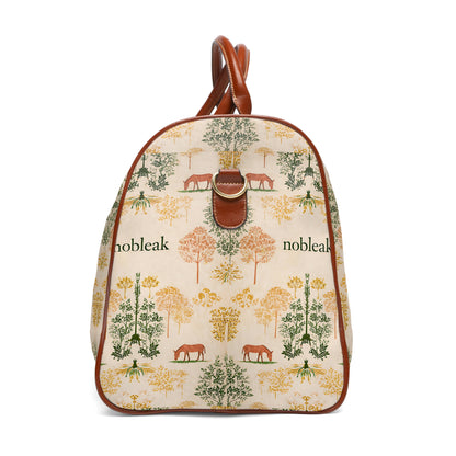 Waterproof Travel Bag — Calm Donkey Pattern Weekender Duffel