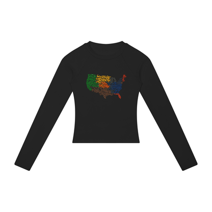 Women’s Slim Raglan Long Sleeve Street T-Shirt