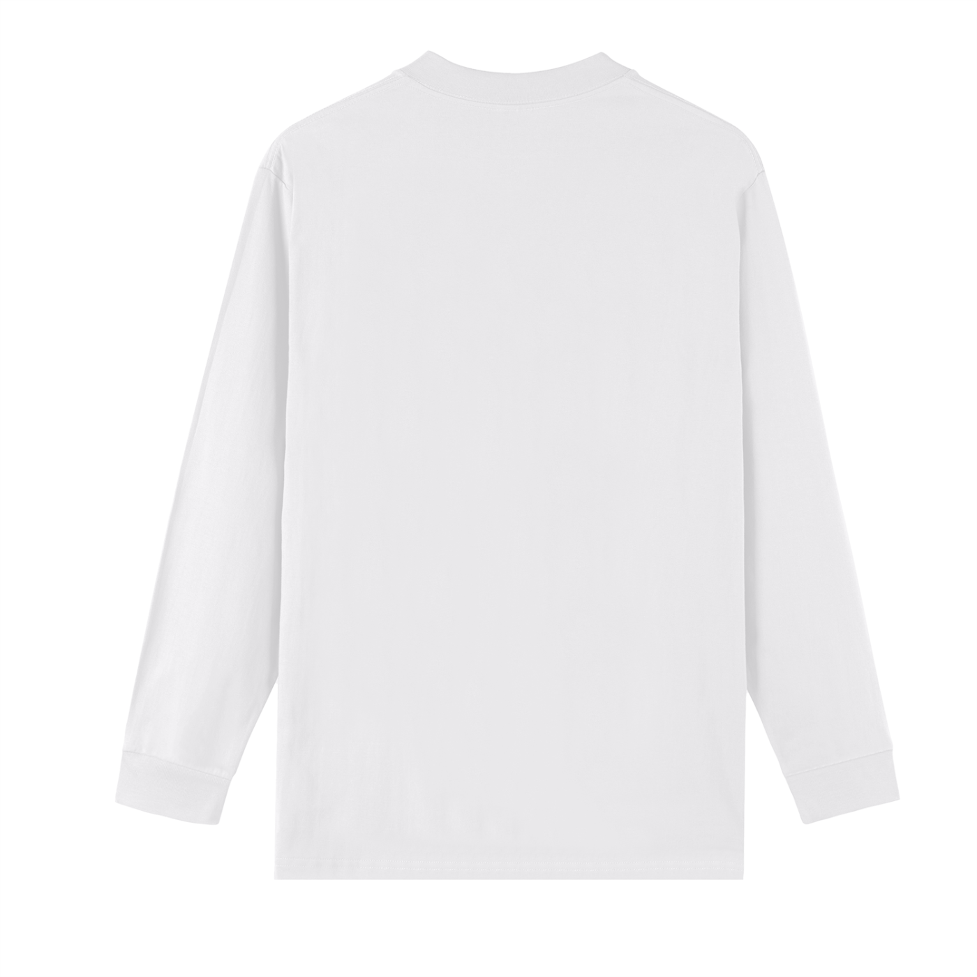 Unisex Crew Neck Drop Shoulder Long Sleeve Shirt