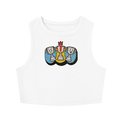 Women's Tight Crewneck Crop Tank Top