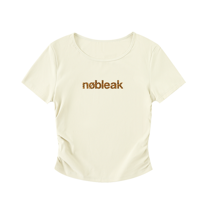 Women's Ruched Bodycon Crop Top