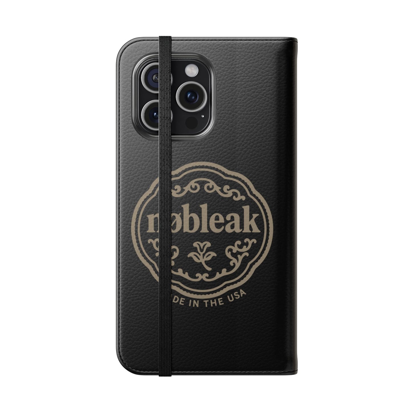 Elegant Leather Flip Case for Phones, Personalized Smartphone Case, Travel Wallet, Custom Gift for Her, Stylish Phone Protector