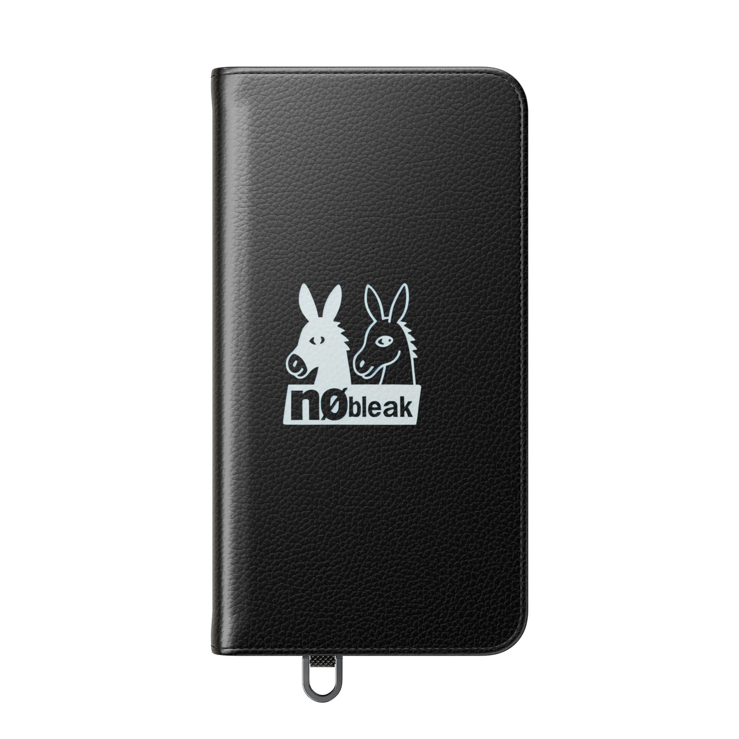 Stylish Flip Case with Unique Animal Design, Phone Protector, Gift for Animal Lovers, Customizable Phone Cover, Black Flip Wallet