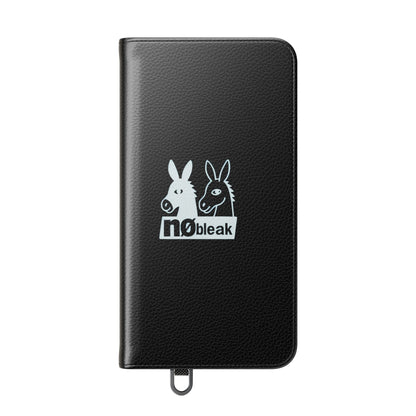 Stylish Flip Case with Unique Animal Design, Phone Protector, Gift for Animal Lovers, Customizable Phone Cover, Black Flip Wallet