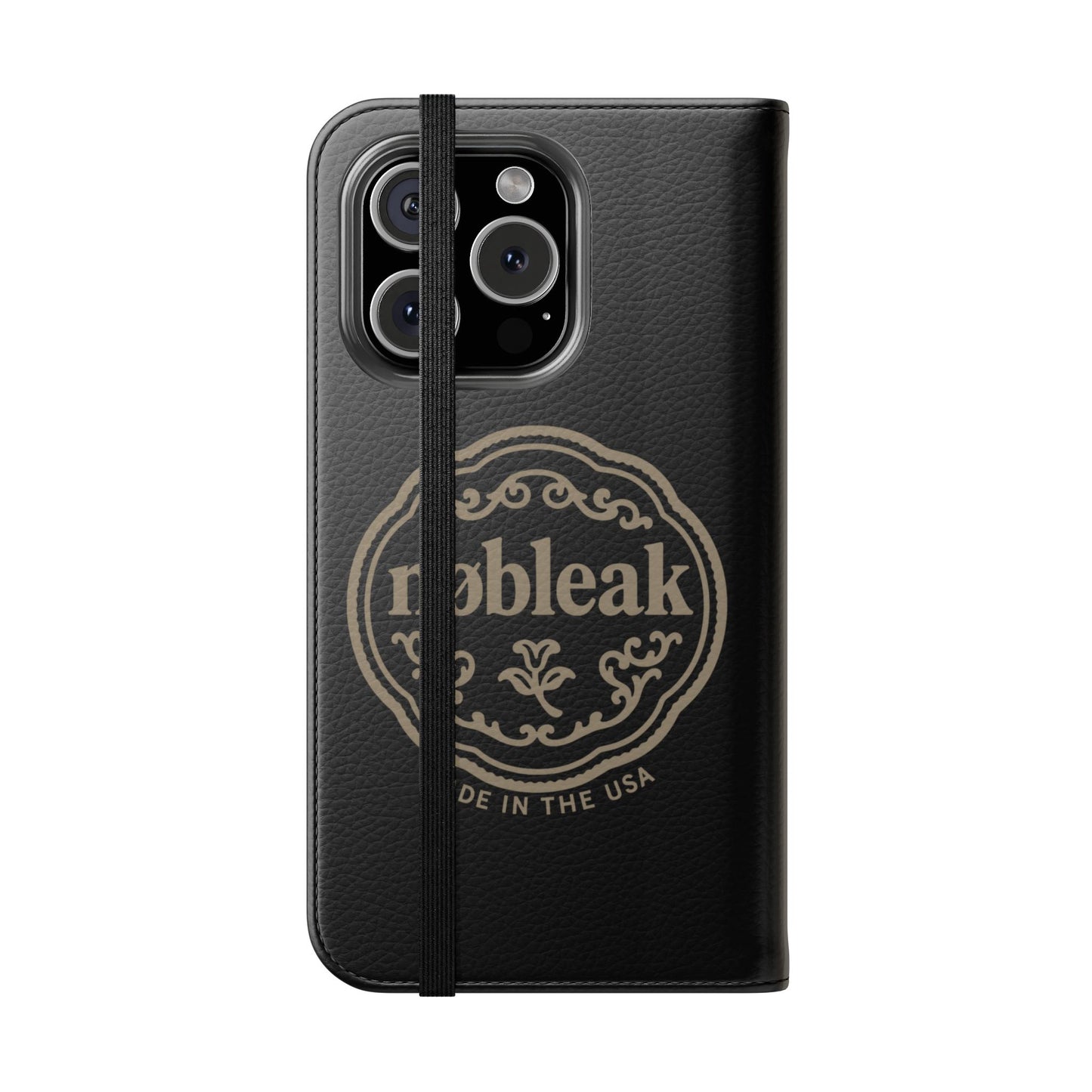 Elegant Leather Flip Case for Phones, Personalized Smartphone Case, Travel Wallet, Custom Gift for Her, Stylish Phone Protector