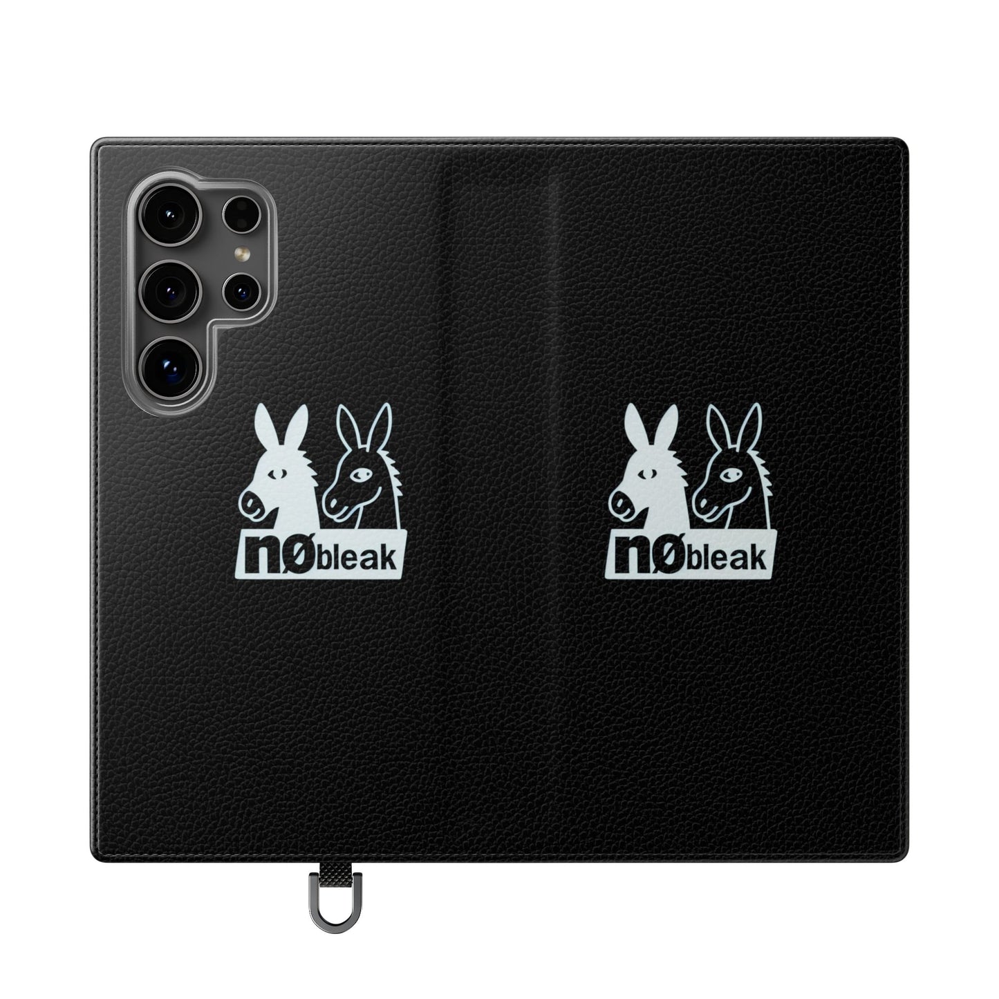 Stylish Flip Case with Unique Animal Design, Phone Protector, Gift for Animal Lovers, Customizable Phone Cover, Black Flip Wallet