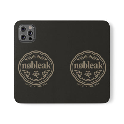 Elegant Leather Flip Case for Phones, Personalized Smartphone Case, Travel Wallet, Custom Gift for Her, Stylish Phone Protector