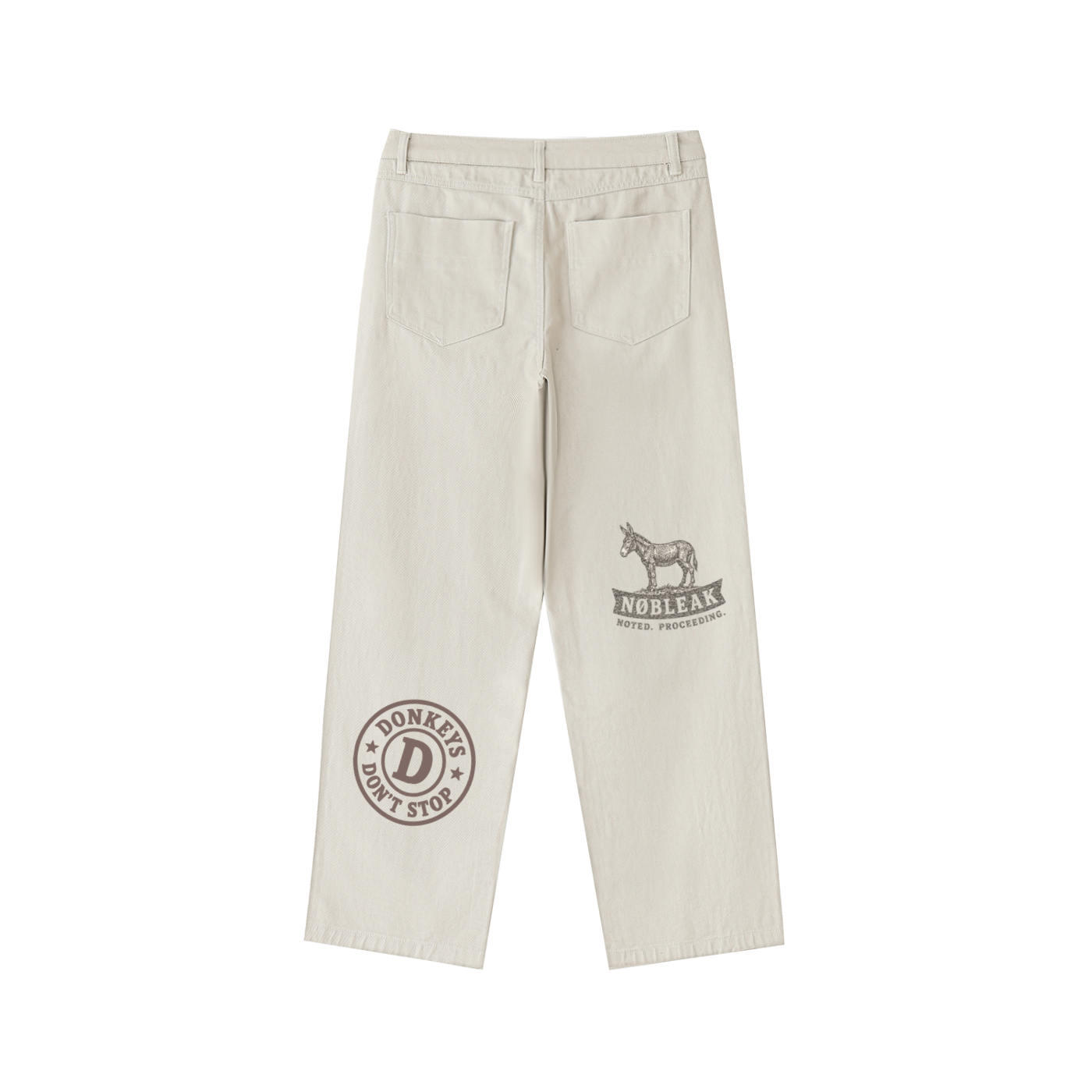 Men's Heavyweight Cotton Straight-Leg Pants