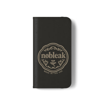 Elegant Leather Flip Case for Phones, Personalized Smartphone Case, Travel Wallet, Custom Gift for Her, Stylish Phone Protector