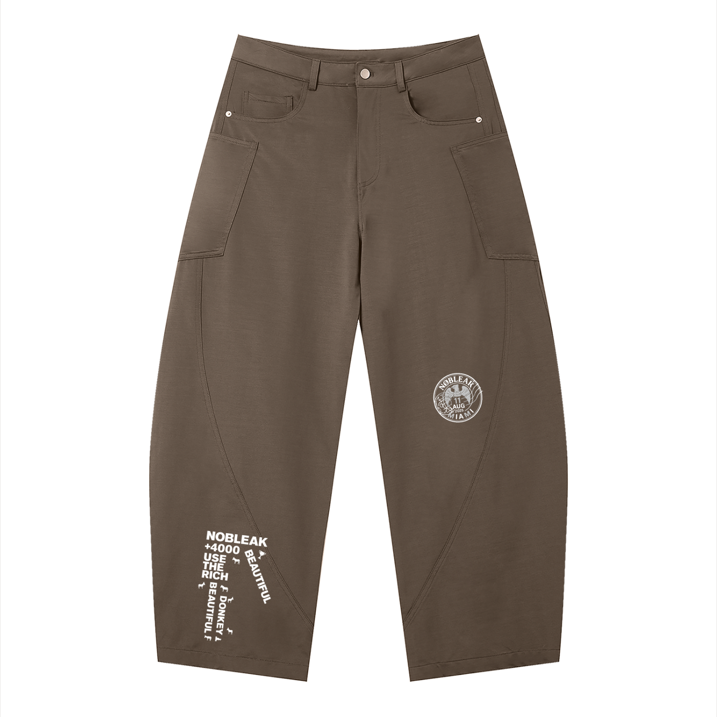 Men's Barrel Leg Pants