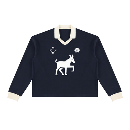 Unisex Color Block Long Sleeve Going out Sweatshirt