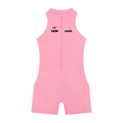 Women’s Quarter-Zip Yoga Active Romper