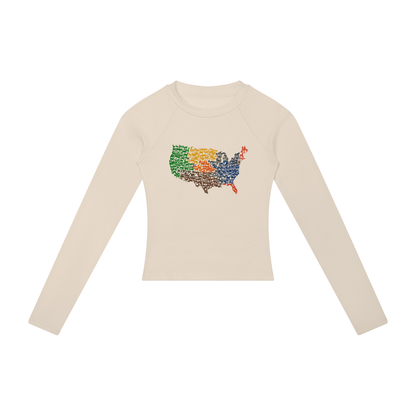 Women’s Slim Raglan Long Sleeve Street T-Shirt