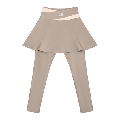 Women's Yoga Panelled Active Skorts
