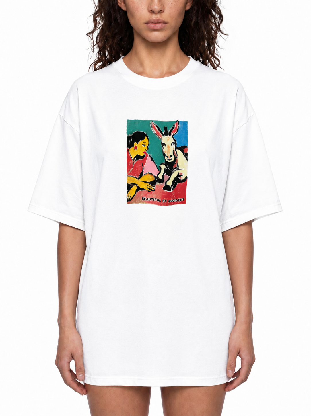 Unisex Heavyweight Vintage Washed Frayed Essential T-Shirt