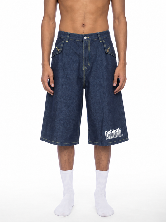 Men's Vintage Wash Street Denim Shorts