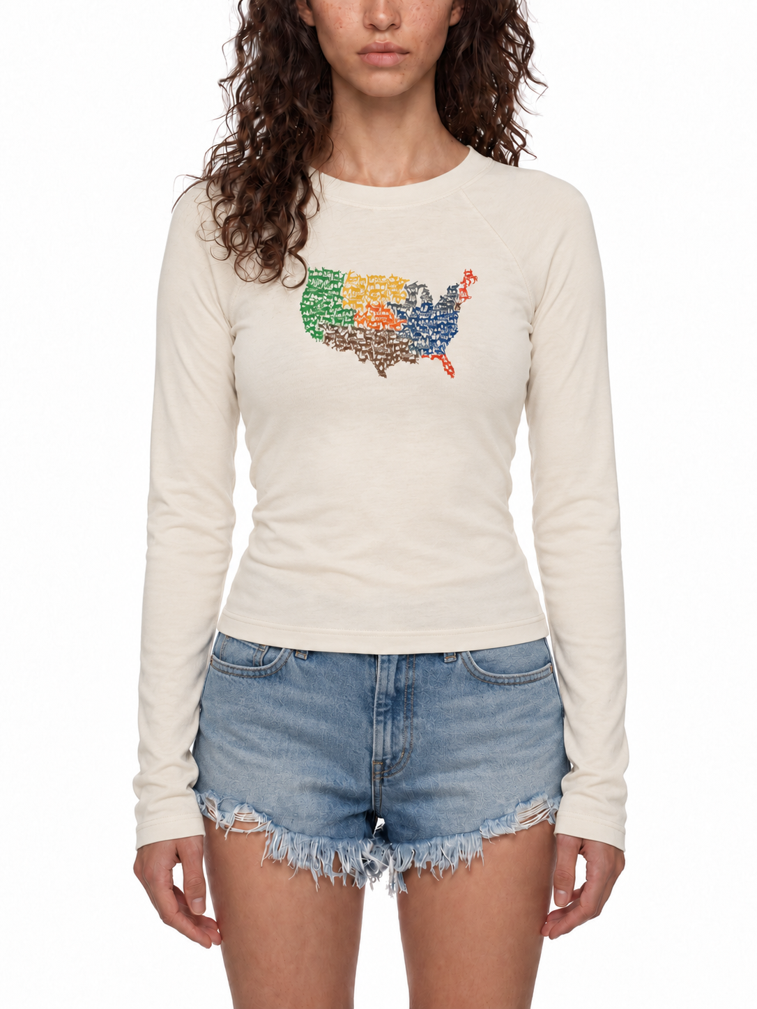 Women’s Slim Raglan Long Sleeve Street T-Shirt