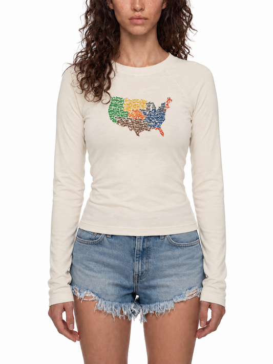 Women’s Slim Raglan Long Sleeve Street T-Shirt