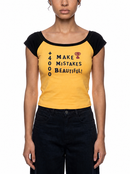 Women's Essential Color Block Raglan Baby T-Shirt