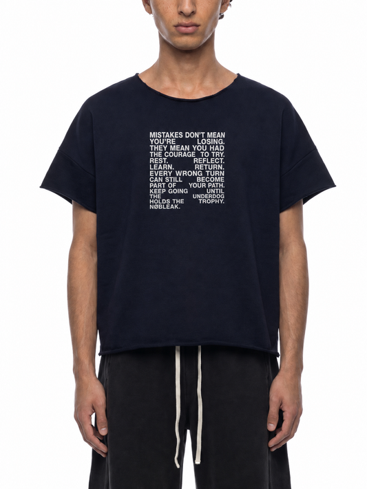 Unisex Heavyweight Boxy Raw Edge Going out T-Shirt