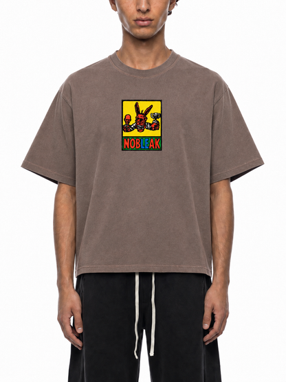 Men's Vintage Washed Oversized Cotton Essential T-Shirt
