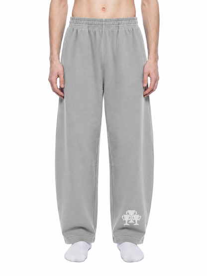 Men's Essential Washed Barrel Leg Sweatpants