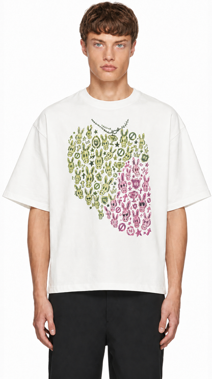 Men's Mineral Wash Boxy Essential Cotton T-Shirt