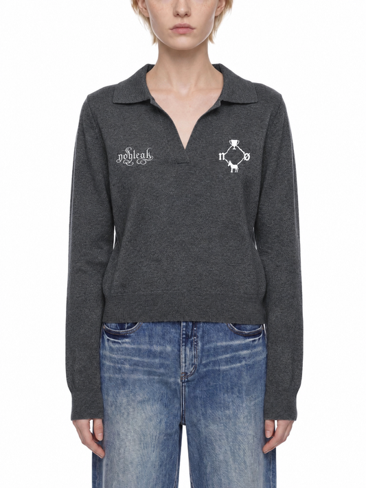 Women’s Collared Pullover Knit Sweater