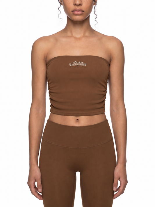 Women’s Ruched Cropped Tube Top