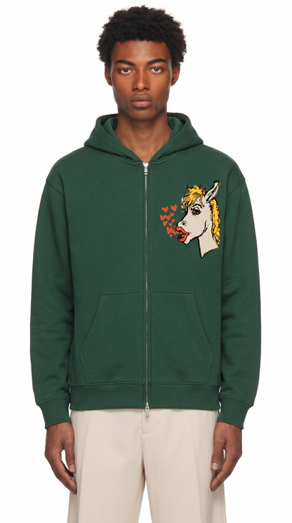 Essential Fleece Zip-Through Hoodie