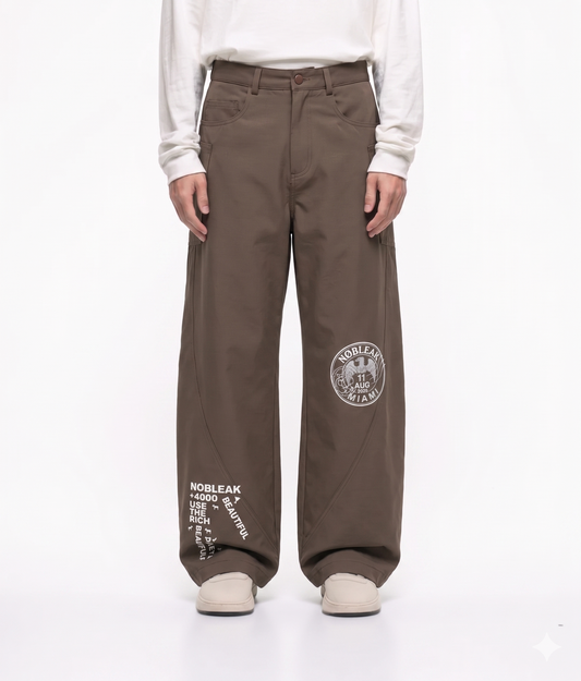 Men's Barrel Leg Pants