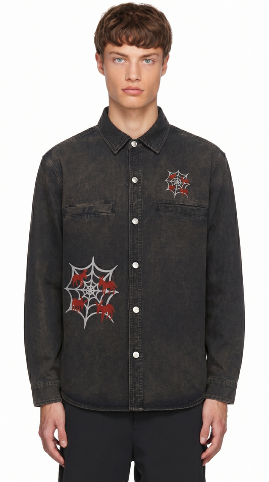 Men's Denim Vintage Washed Heavyweight Jacket