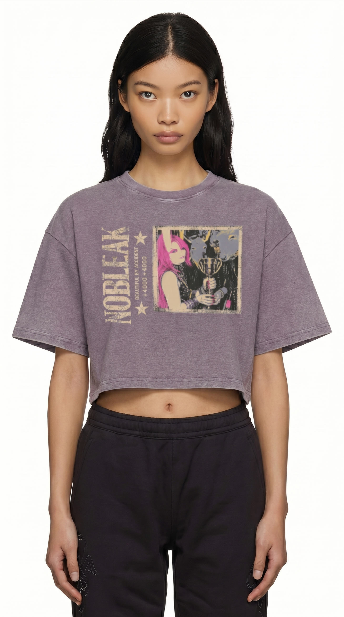 Unisex Vintage Wash Sunfade Boxy Waffle T-Shirt