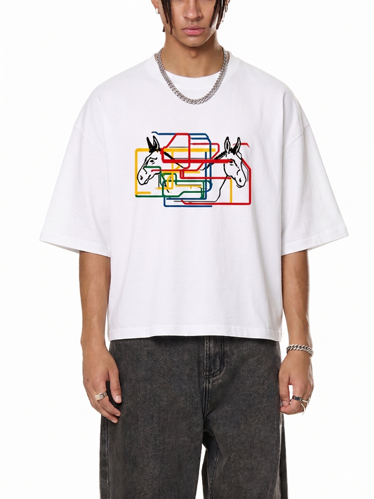 Unisex Vintage Washed Boxy T-Shirt